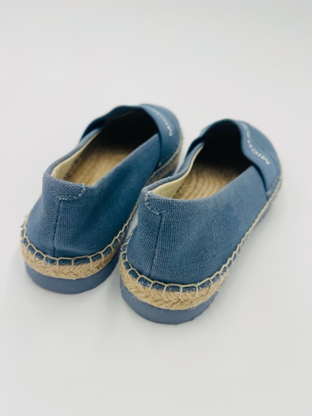 Michael Kors Blue Canvas Espadrille Flats size 6.5 - Picture 2 of 5